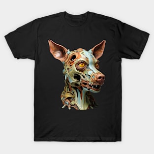 Zombie Dog Bill Sticker T-Shirt